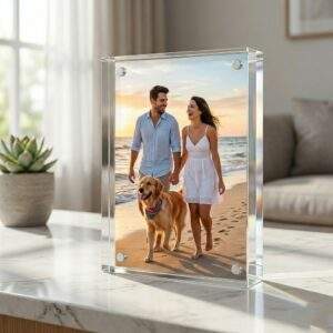 בלוק זכוכית אקרילית 10X15