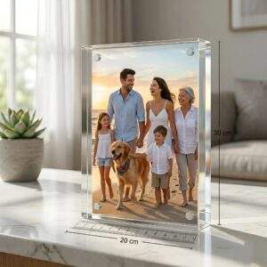 בלוק זכוכית אקרילית במבחר גדלים - 15x21