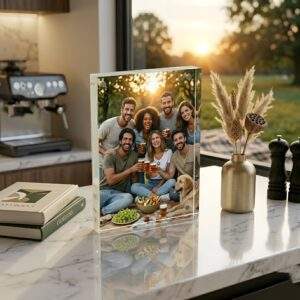 בלוק זכוכית אקרילית במבחר גדלים - 13x18