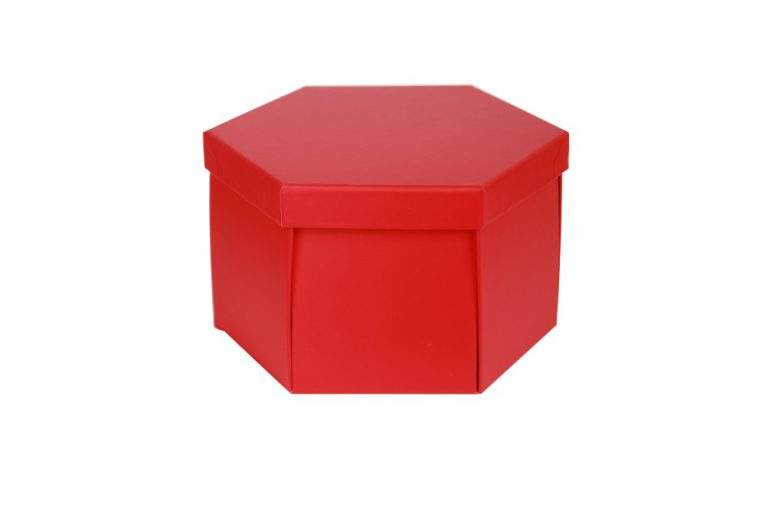 קופסה מתפוצצת בצבע אדום