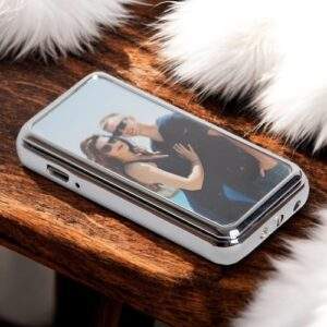 הדפסה על מצית אלקטרונית מרהיבה הדפסה דו-צדדית