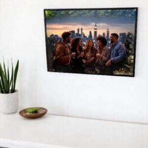 הדפסה על קנבס עם מסגרת מרחפת גודל 50X70