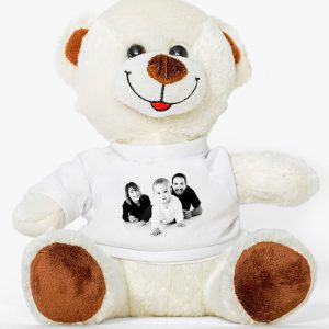 הדפסה על דובי מחייך - אופוויט, 40-סמ