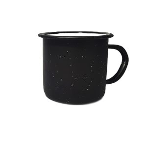 הדפסה על ספל אמייל - שחור