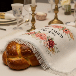 הדפסה על כיסוי לחלה מעוצב