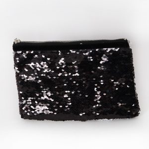 הדפסה על תיק | נרתיק לאיפור בעיצוב אישי - שחור