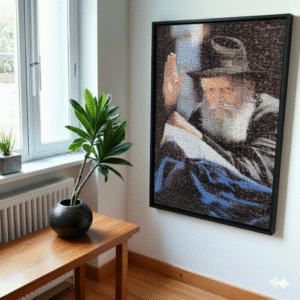 תמונת פסיפס על קנבס 70X50