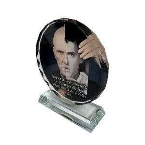 זכוכית קריסטל מעוגלת