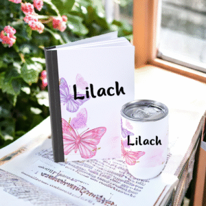 סט מתנה לאישה | סט מפנק של כוס תרמית עם סטייל ומחברת