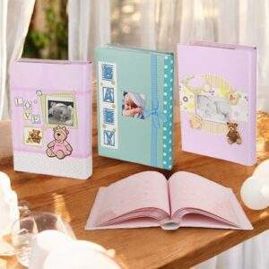 אלבום תמונות ראשון לתינוקת ל- 300 תמונות