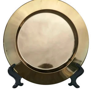 הדפסה על צלחת מגן הוקרה גדולה - זהב