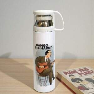 הדפסה על תרמוס 500 מ"ל עם כוס