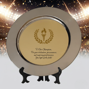 הדפסה על צלחת מגן הוקרה