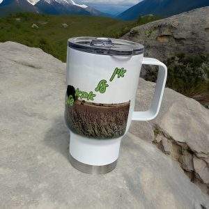 כוס תרמית נירוסטה לבנה לרכב