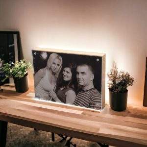 בלוק עץ זכוכית גודל 15X21