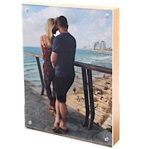 בלוק עץ זכוכית - 13x18