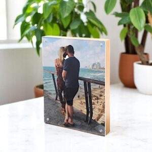 בלוק עץ זכוכית גודל 13X18