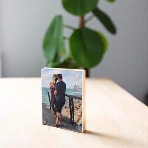 בלוק עץ זכוכית - 10x15