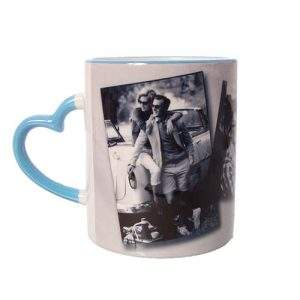 ספל ידית לב בעיצוב אישי - תכלת