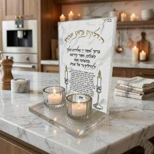 פמוטים לשבת עם הדפסה אישית