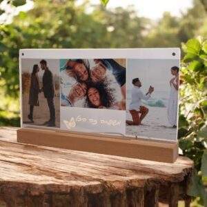 מסגרת אקרילית פנורמית מוארת - משפחה זה הכל