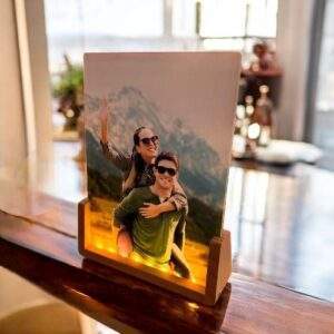 הדפסה ישירה על זכוכית לד מוארת גודל 15X21