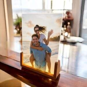 הדפסה ישירה על זכוכית לד מוארת גודל 15X21