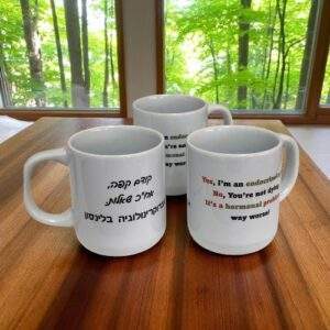 הדפסה על כוס/ספל מעוגל להזמנה כמותית