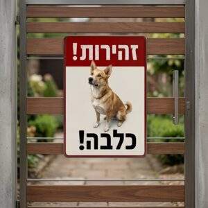 הדפסה על שלט רחוב מידה 18X27
