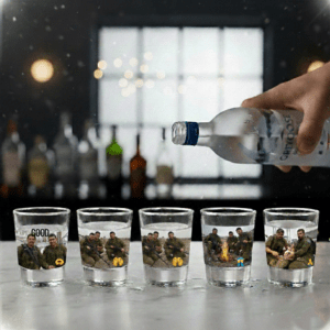 כוסות צ'ייסר שקופות בעיצוב אישי