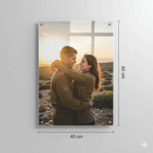 הדפסה על זכוכית לתלייה גודל 40X60