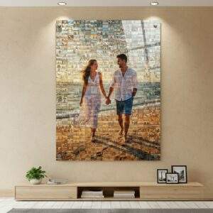 תמונת פסיפס זכוכית גודל 60X40