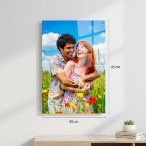 הדפסה על זכוכית לתלייה גודל 60X85 ס"מ