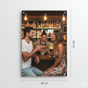 הדפסה על זכוכית לתלייה גודל 40X60