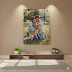 תמונת פסיפס על זכוכית