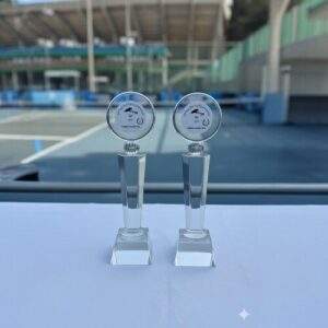 גביע הוקרה זכוכית קריסטל