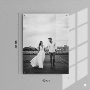 הדפסה על זכוכית גודל 40X30 לתלייה