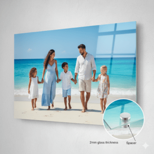 הדפסה על זכוכית  גודל 60X85