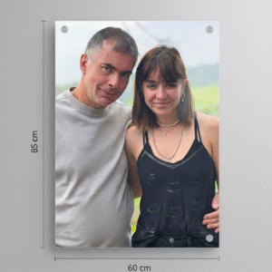 הדפסה על זכוכית לתלייה גודל 85X60 ס"מ