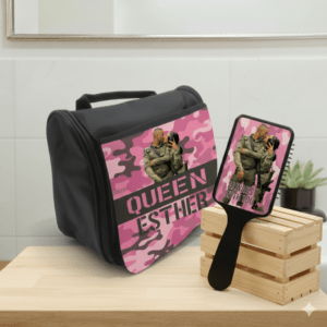 סט מתנה לחייל/ת מברשת שיער ותיק רחצה