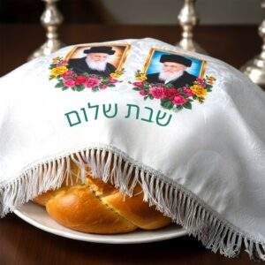 הדפסה על כיסוי לחלה מהודר בעיצוב אישי