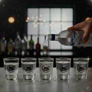 כוסות צ'ייסר שקופות לחיילים בלבד