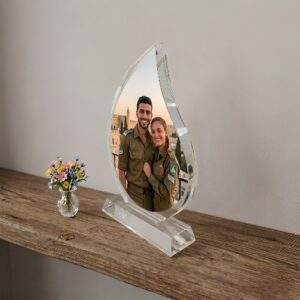 בלוק זכוכית קריסטל להבה מחיר לחיילים