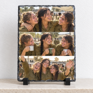 מגן הוקרה אבן בזלת מחיר לחיילים גודל 15X21