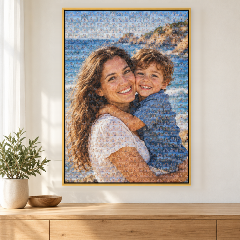 speedpic-canvas-mosaic-70x50-gold